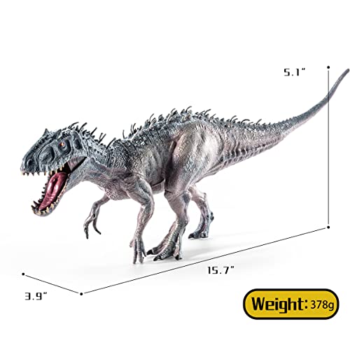 Image of 2Pcs Dinosaur Set, 15.7 inch Large Tyrannosaurus Rex and 12.2 inch Realistic T-rex, Educational Dinosaur Action Figure Wildlife Animal Model, Great for Collector, Party Favor, Birthday Gifts