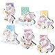 BETESSIN Einhorn Lesezeichen Mädchen - 6er Set Magnetische Lesezeichen für Kinder - Kleine Geschenke für Mädchen zum Kindergeburtstag, Schulanfang, Einhorn Party, Einschulung Mädchen uvm.