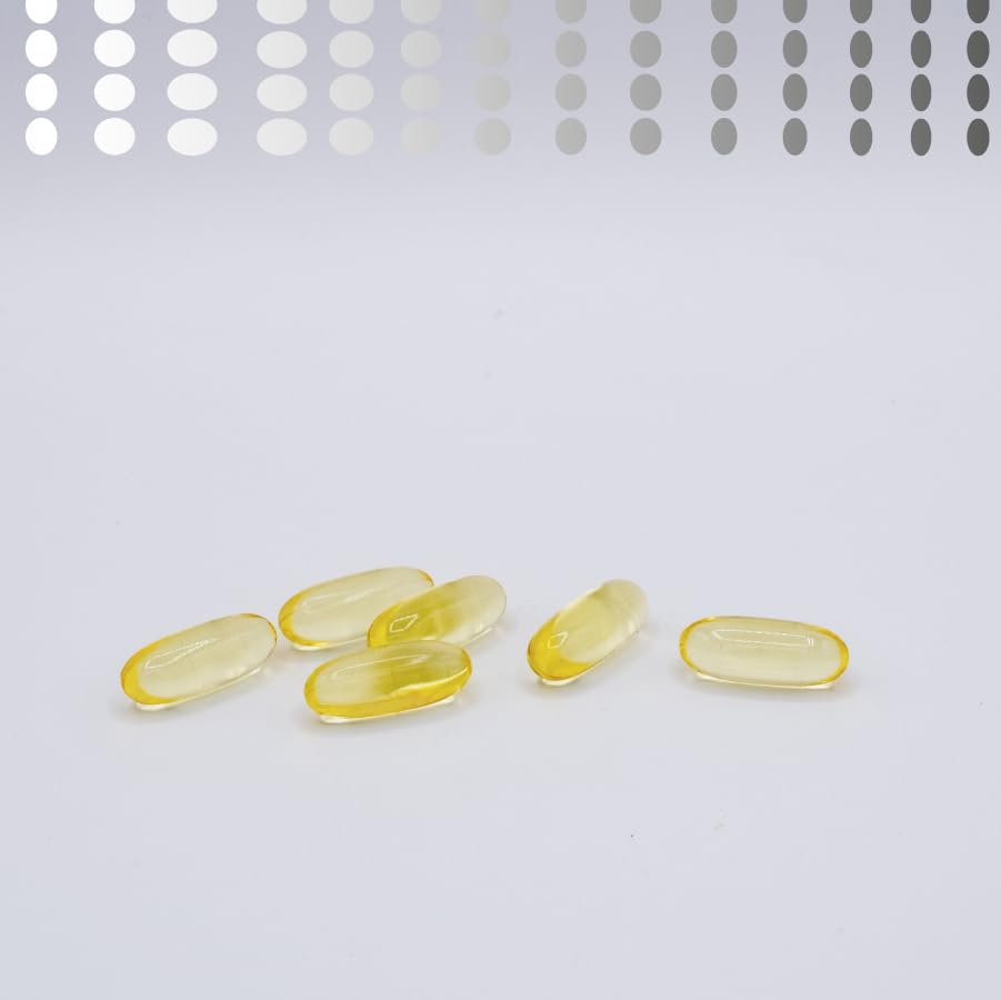 OmegaPure Vit.D3 Integratore di Omega–3, EPA e DHA e Vitamina D3. Formulato con 95% di Omega–3 in forma rTG consente un assorbimento ottimale a livello delle mucose intestinali - 60 softgel
