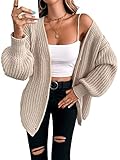 Ocasión: muy adecuado para ropa diaria, hogar, vacaciones, fiesta, ropa de calle, trabajo de oficina, viajes, salida nocturna o reuniéndose con amigos. El cárdigan de suéter perfecto para el uso diario.