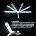 daylight Duo Floor Company Lamp LED-Eye Care-Anti glare-6,000 Kelvin-4 step dimmer-13.5W, White