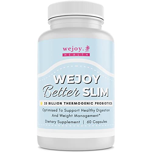 WEJOY. Better Slim - Thermogenic Probiotics for Women, Bloating Relief, Appetite Suppressant for Weight Loss, Detox Cleanse Probiotics for Digestive Health, Lactobacillus Acidophilus Probiotic