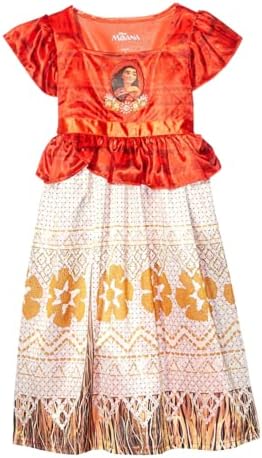 Disney Girls’ Big Princess Fantasy Gown, Moana Ocean Princess 3, 6