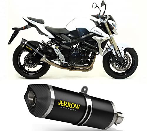 Silenciador Arrow Suzuki GSR 750 para rutas en moto y curvas