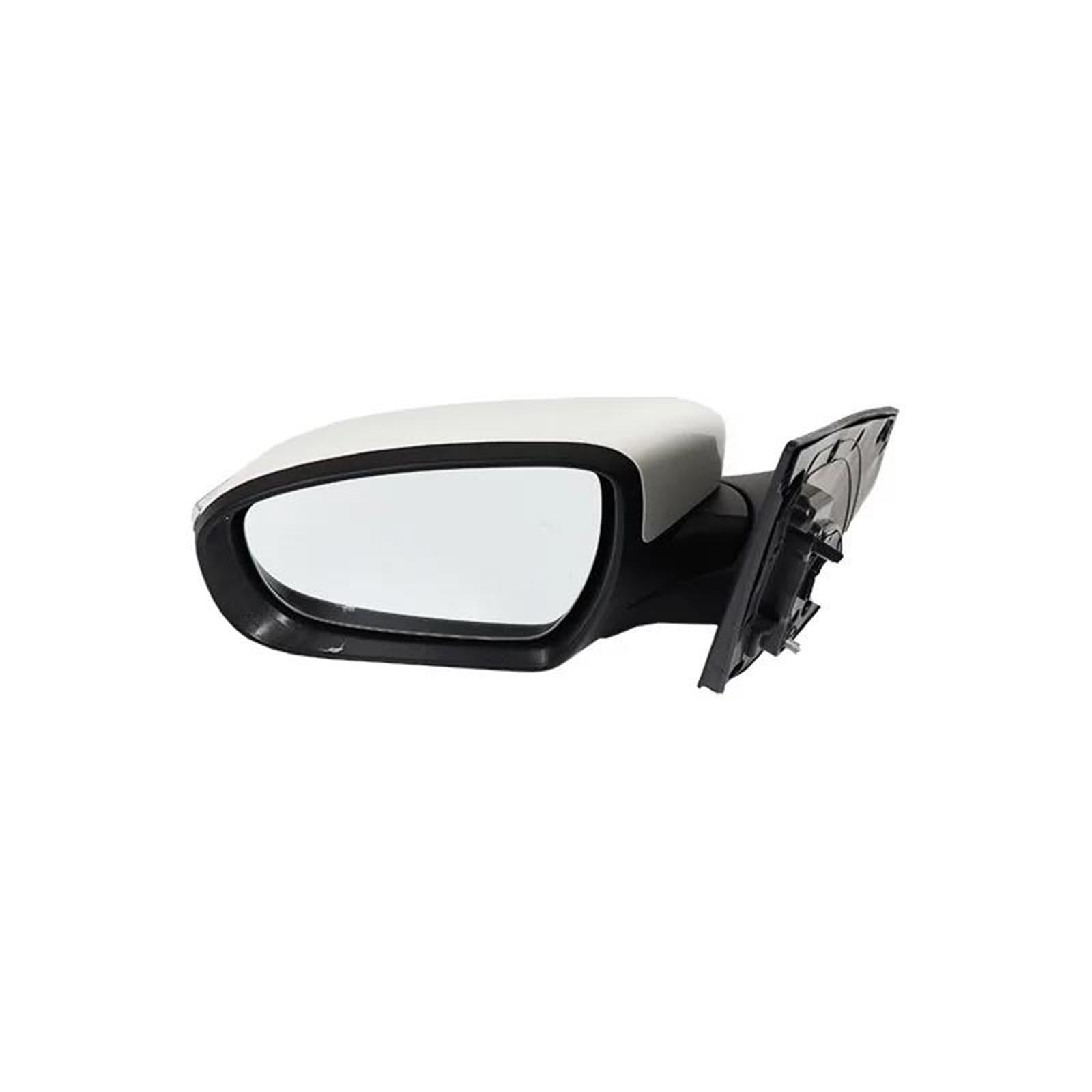 Voiture Miroir Ensemble De Rétroviseurs Extérieurs Pour Hyundai I20 I 20 2016-2017 5,6,8 Broches Avec Clignotants Intégrés. Rétroviseur Latéral Gauche Droit Retroviseur(Blanc,8 broches à droite)