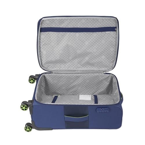 Image of Safari Flexa 59 Navy Trolley Bag with Dual Wheels