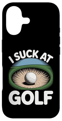 I Suck At Golf Joke ʔSt s Ȓj St X}zP[X iPhone 17 p