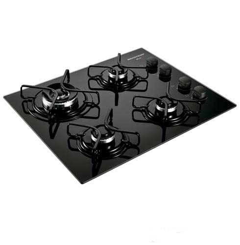 Cooktop 4 bocas Brastemp com duplachama e acendimento automático - BDD62AE BIVOLT