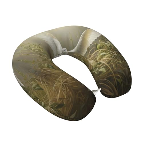 Almohada de viaje con memoria y funda suave negra miniatura 2