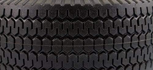 NK Troy Safety WFF8 Heavy Duty 8-Inch Solid Rubber Flat Free Tubeless Hand Truck/Utility Tire Wheel