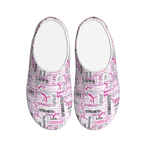 Chaussons de gymnastique lavables pour éviter les glissades avec semelle TPR rose
