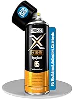 PROCREA® Premium Sprühkleber \X65 Extreme\ [Hitzebeständig bis 110°] Extra starker & schneller Industriekleber für Dachhimmel, Stoff, Schaumstoff uvm. - Kein Durchschlagen - Wasserfest