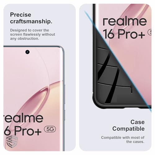 Image of Anti Glare Matte TPU hydrogel Edge to Edge Screen Protector Guard For Realme 16 Pro Plus, 15 Pro and 15 (6.8 Inch) With Installation Kit | Support Fingerprint | Edge to Edge Coverage