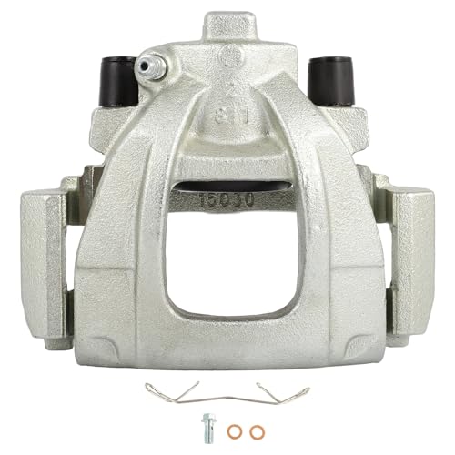 Image of cciyu Front Right Disc Brake Caliper Assembly with Bracket | For Mini For Cooper[2002-2006 2008] Replace# 19B2777 Front Passenger Side