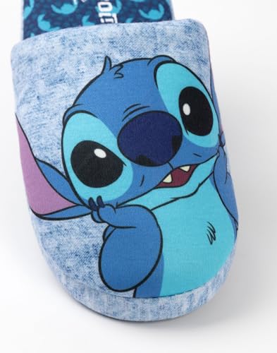 Disney Stitch Slippers in Blue | Ladies Slip-On Character House Loafers | Lilo & Stitch Kidult Merchandise3