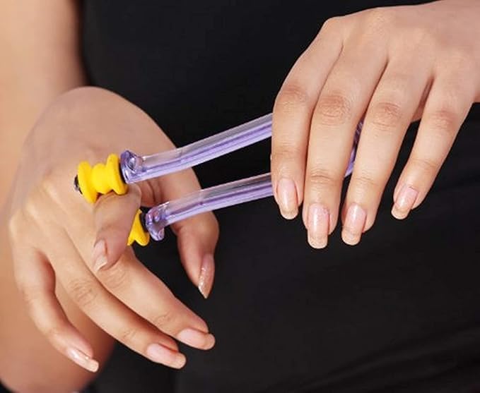 Image of acupressure Finger Care Massager Rings Power Balls-Power Thumbs-Reflexology Chart For Hand /Feet