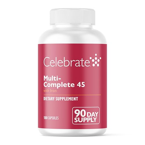 Celebrate Vitamins Multi-Complete, 45mg Iron – Daily Bariatric Multivitamin for