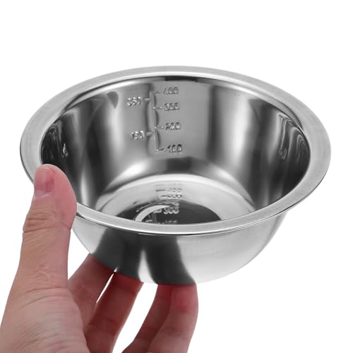 BESPORTBLE Juego de 5 tazones mezcla acero inox miniatura 4