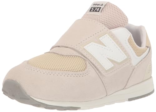 Image of New Balance Kids 574 New-b V2 Familiar Ground Hook and Loop Sneaker