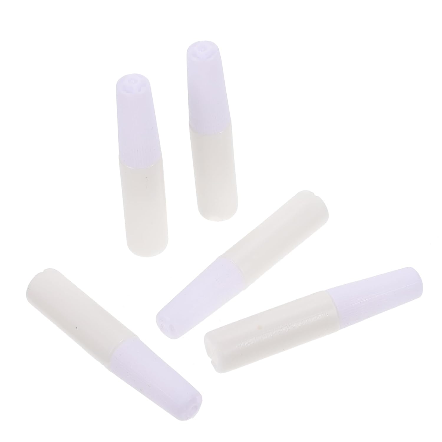 TEHAUX 50pcs Water Soluble White Glue Bottles Multifunctional DIY Handicraft Adhesive for Cloth Easy Washable Craft Glue