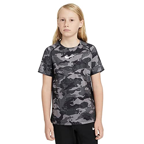 Nike Big Boys' Pro Dri-Fit Short-Sleeve Training Top Tee (X-Large, Black) #TOP15