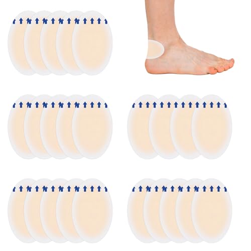 Blister Plasters for Feet,24 Pieces Blister Plasters for Compeed,Plaster for Heels,Waterproof Blister Protector Blister Cushion Pad for Feet, Toes, Fingers, Heels Protector and Guard Skin