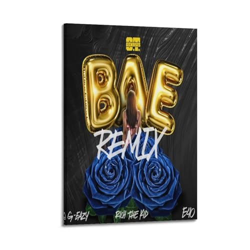 O.T. Genasis Affiche imprimée avec signée limitée de la couverture de l'album - Affiche de couverture de musique - Pop Hip Hop Rap - Décoration murale sur toile pour fille et garçon - Cadre 30 x 45 cm