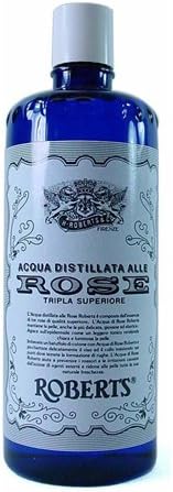 3 Bottles of Manetti Roberts Acqua Distillate Alle Rose (Distilled Rose Water) 300 Ml, 10 Fl Oz
