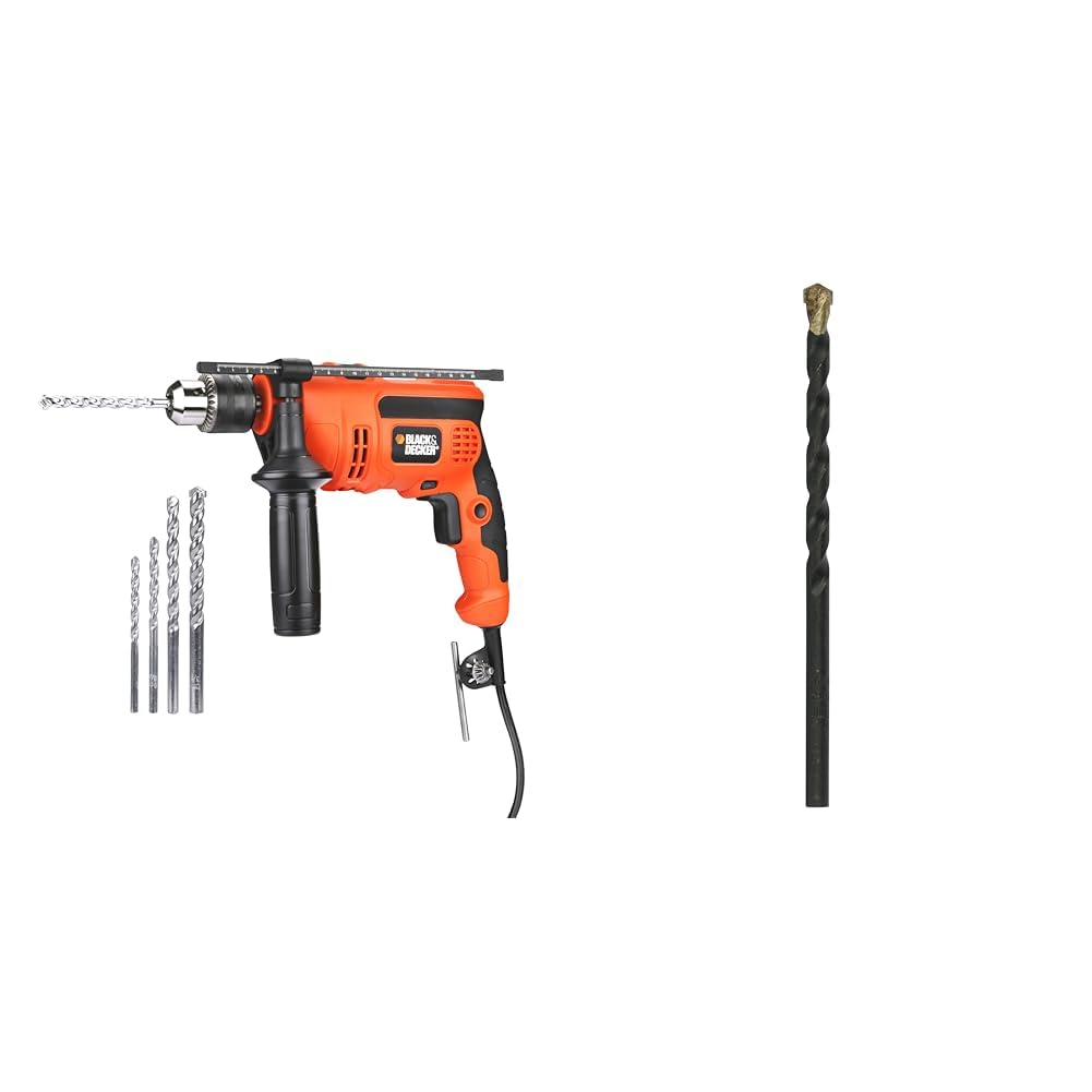 BLACK+DECKER KR554RE 550W 13mm Corded Variable Speed Reversible Hammer Drill Machine with Lock-On & (B086465MTX) Amazon Price History, Amazon Price Tracker