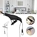 Gothic Crow Lamp for Wall Mounted Decor,Resin Raven Birds Wall Sconce Lighting Black Bird Table Lamps with Plug in Cord,Mordern Art Deco Light Fixtures for Living Room Bedroom Hallway Decoration