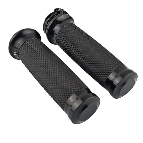 Poignée de guidon moto CNC 25mm pour modèles Touring, Road King, Softail et Dyna