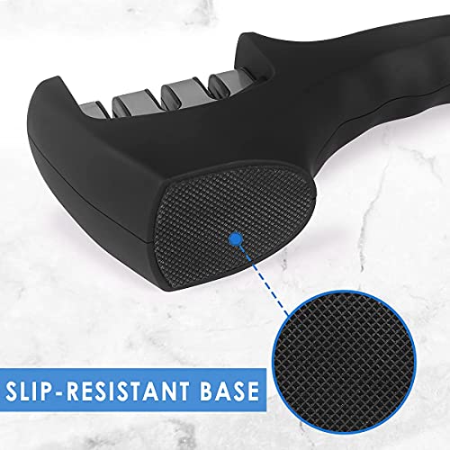 image for BreadPeal Knife Sharpener, 3-Stage Kitchen Knife Sharpener for Sharpen