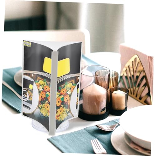 Présentoir de menu acrylique transparent et support d'affichage prix A5 - 6