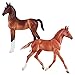 Breyer - 9198 - Tradycyjny - Skala 1:9 - Zestaw Best of British źrebro - Thoroughbred & Hackney