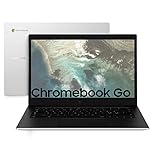 Samsung Galaxy Chromebook Go, 3 anni di garanzia, Chrome OS, Display Screen 14” HD LED, RAM 4GB, Memoria 64 GB, USB-C, Silver [Versione Italiana]