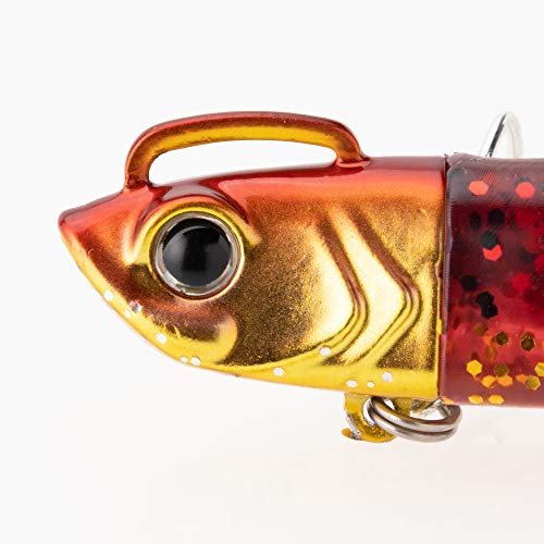 メジャークラフト ワーム 浜王ヒラメセット HMO SET-28#6 RED GOLD 28 4枚目