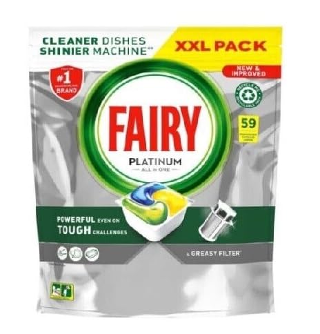 Fairy All in one Dishwasher Tablets 59s Lemon (B09RMKHW5W) Amazon Price History, Amazon Price Tracker
