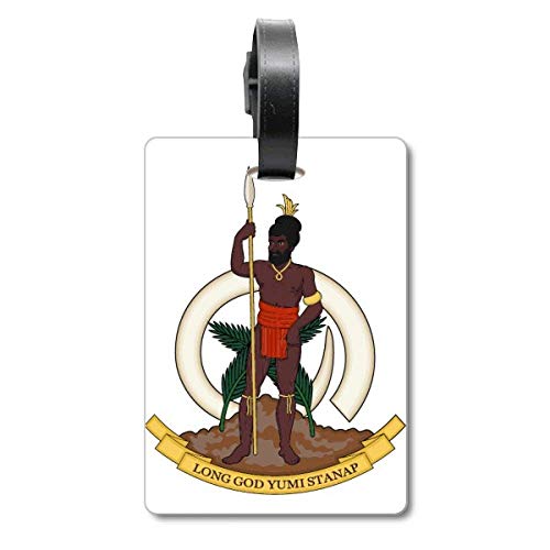 Étiquette de valise Vanuatu Oceania résistante avec attache sécurisée voyage