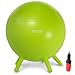 WALIKI TOYS Children's Chair Ball with Feet, Alternative Classroom Seating (Inflatable Balance Ball Chair With Stability Legs for School, Pump Included, 18"/45CM, Green)