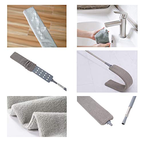 Loteaf Gap Dust Brush For Cleaning Under Appliances With Telescoping Long Handle 60 Inches Washable And Retractable Gap Duster Brush Feather Duster For Under Furniture Couch, Fridge, Washer Cleaning #TOP1