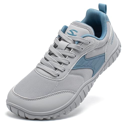 Image of HOBIBEAR Wide Barefoot Shoes for Womens Mens Minimalist Trail Running Hiking Sneakers Comfortable Lightweight