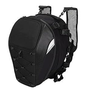 Motorachtertas, RH-A0802 Waterdichte Motorhelmtas Sportrugzak met Hoge Capaciteit en Reflecterende Strip