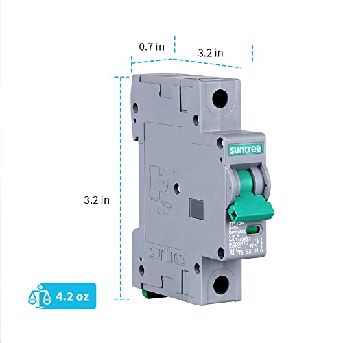 Renogy Suntree 63 Amp Single-Pole DC Circuit Breaker for Off-Grid Solar System, PV Combiner Box, Breaker Box - image 2