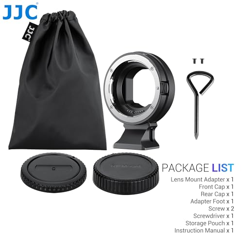JJC EF-RF - Adaptador de Montaje de Enfoque automático para Canon EF EF/S a EOS R Ra RP R3 R5 R5c R6 R6II R7 R8 R10 R50, etc. Cámara de Montaje RF, Soporte de Metal Duradero con pie de trípode - imagen 8
