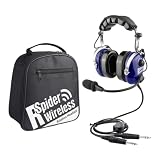 R SPIDER WIRELESS - Cuffie aeronautiche PNR Aviation, con comodi cuscinetti auricolari, riduzione...