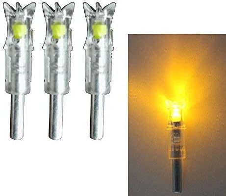 UP100 6PCS Automatically Led Arrow Nocks for Aluminum Crossbow Arrows ID .297-.302" Hunting
