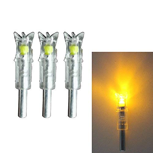UP100 6PCS Automatically Led Arrow Nocks for Aluminum Crossbow Arrows ID .297-.302