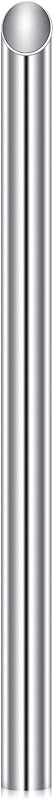 Tubo receptor DJCIW para agulha de piercing, aço inoxidável 316L, prateado, diâmetro interno de 3 mm, 1 unidade