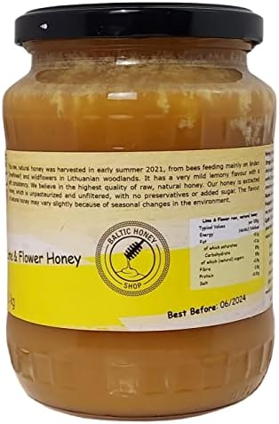 Pure Raw Honey 1 kg (Lime and Flower)