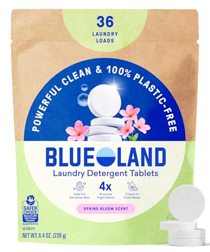 BLUELAND Laundry Detergent Tablets 36 Count